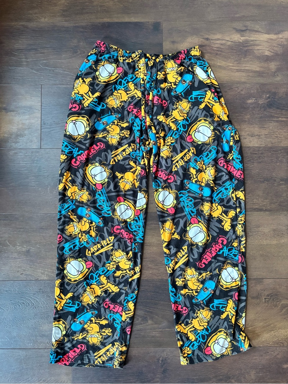 Garfield All Over Print Pajama Lounge Pants Size Small